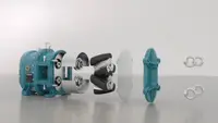 Aufbau einer Börger Drehkolbenpumpe