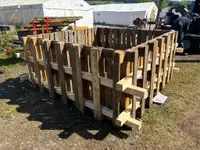Rahmenkonstruktion des Palettenbeckens