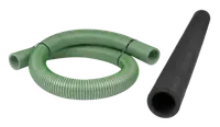 Flexibler PVC-Saugschlauch und stabiler Gummi-Saugschlauch
